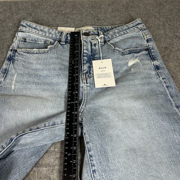 BKE Billie Slim Fit High Rise Jeans Women’s 28X30 Distressed Straight Leg - Picture 5 of 10